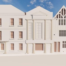 strada elevazione architettura città prospetti facciate nottingham uk 3d print model - Mito3D