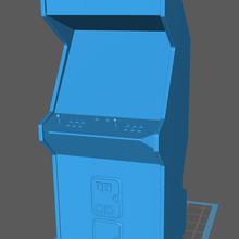 street fighter 2 arcademachine cabinet retro game capcom 3d print model - Mito3D