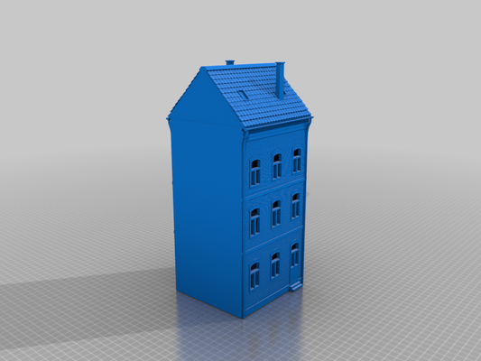 sokak ev bina binalar yapılar mimari 3d print model - Mito3D