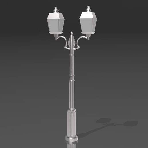 streetlamp various light lamp diorama street 3D print model - Mito3D