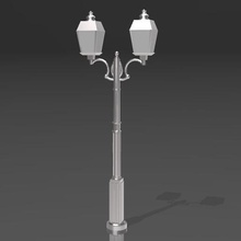 lampione vari luce la lampada diorama street 3d print model - Mito3D