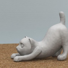 stretching cat various 3d print model - Mito3D