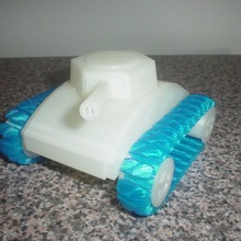 stretchlet tanque jogo brinquedo 3d print model - Mito3D