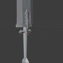 striga's sword - castlevania netflix day armor 3d print model - Mito3D