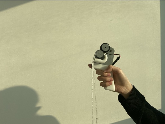 corda arma fogo brinquedo lançador 3D print model - Mito3D