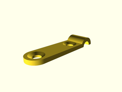 string shelf clamp diy tools makers 3d print model - Mito3D