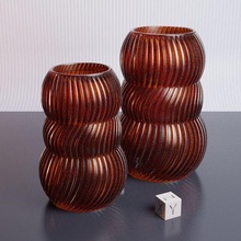 strisce bolla vaso 3d print model - Mito3D