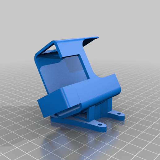 strix screech freestyle hero 8 mount game fpv camera gopro vehicles 3D print model - Mito3D