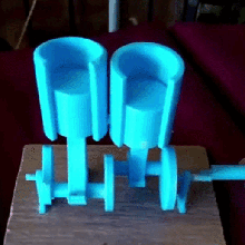 stroke piston crank engine diagram gadget mechanism toy 3d print model - Mito3D