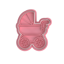 stroller cookie cutter baby 3d print model - Mito3D