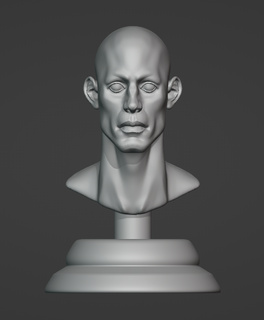 stark Kopf Skulptur Spielzeug Kunst Anatomie frei Statue 3d print model - Mito3D