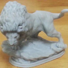forte lion de la sculpture l'art 3d print model - Mito3D