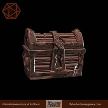 strongbox chest 28mm mini dnd miniature prop dungeon dungeons and dragons frostgrave mimic no support supports pathfinder rpg tiles supportless tabletop gaming treasure ttrpg wargaming warhammer games 3d print model - Mito3D