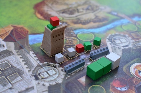 roccaforte assedio Torre gioco tavolo componenti giocattolo giocattoli playset Accessori 3d print model - Mito3D