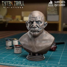 homme fort buste pre supported Jeu dnd miniature minis mini donjons dragons 32mm tytantroll miniatures Patreon 3d print model - Mito3D