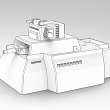 Schwerpunkt defensive Struktur Spiel american mecha scifi Roboter 3d print model - Mito3D