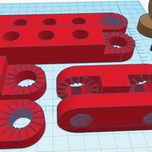 strukturell passend Objekt Positionierung Arm Schrauben Werkzeug Gadget modular pvc artikulieren Naughties 3d print model - Mito3D