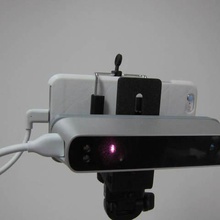 structure sensor tripod mount gadget iphone6 camera 3d print model - Mito3D