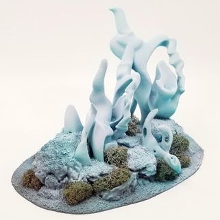 stub outcropping cluster ghost stone dynamic hills terrain terrainify scatter miniatures dnd d&d wargaming rpg roleplayinggame 3d print model - Mito3D