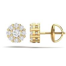 stud jewelry earring stl diamond stud 3d print model - Mito3D