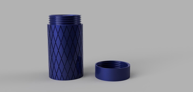 stuff jar Home useful container 3d print model - Mito3D