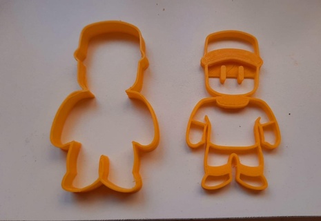 inciampare ragazzi biscotto taglierina cortador 3d print model - Mito3D