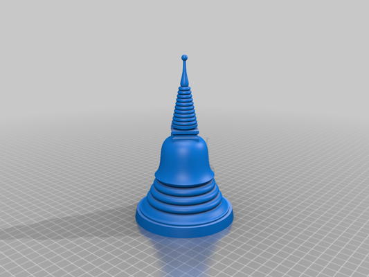 stupa chambre bâtiments structures architecture maison 3d print model - Mito3D