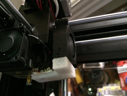 estúpido simples raise3d n2 ventilador duto 3d impressora extrusoras 3d print model - Mito3D