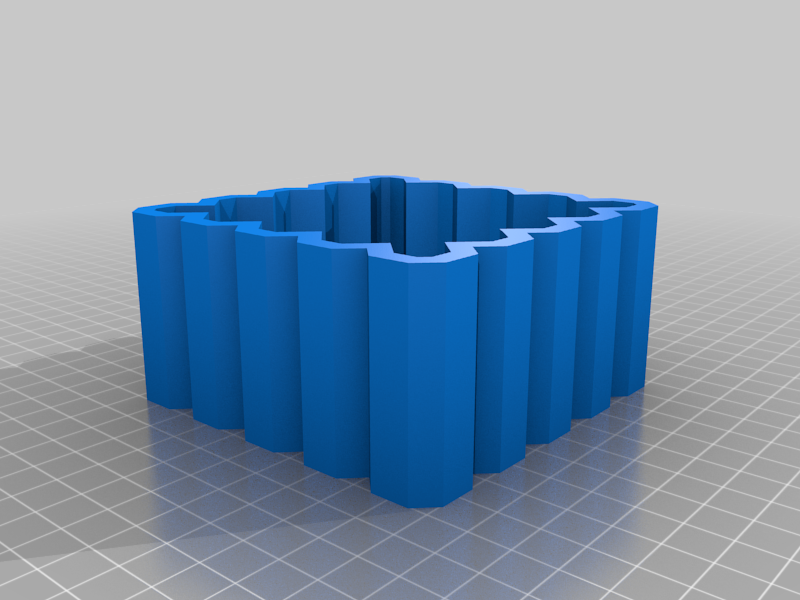 sağlam Kutu kapak konteyner güzel sıra dayanıklı depolama konteynerler 3D print model - Mito3D