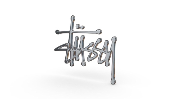 Stussy Logo Boutique Marke Geschäft Emblem Stil Symbol Luxus Mode Zubehör stilvoll Trend 3d print model - Mito3D