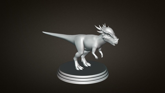 stygimoloch dinossauro 3d impressão brinquedo modelo brinquedos 3d print model - Mito3D
