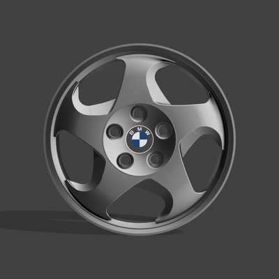 style 21 throwing star game diecast wheel bmw hotwheels rim classic car 3d print model - Mito3D