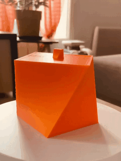 elegante caja sencillo hogar casa fácil maker35 florero maceta recipiente arte joyería joya almacenamiento 3d print model - Mito3D