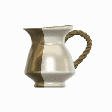 stylish coffee milk tea cream pot vase cup vessel watering can flowers ctp-79 3d-print cnc home urn dust milkman jug creamer country style flower capacity wine clay decor holder glass decoration engraving milling carving woodcarving wood sculpture design garden decorative art 3d print model - Mito3D