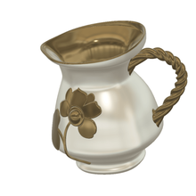 stylish coffee milk tea cream pot vase cup vessel watering can flowers ctp-79b 3d-print cnc home urn dust milkman jug creamer country style flower capacity wine clay decor holder glass decoration engraving milling carving woodcarving wood sculpture design garden decorative art 3d print model - Mito3D