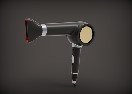 stylish hairdryer model hairdryer home electric electronic stylish dynamic unique solidworks  3d print model - Mito3D