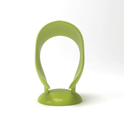 elegante auricular estante soporte auriculares estilo diseño exclusivo decoración hogar casa estatua 3d print model - Mito3D