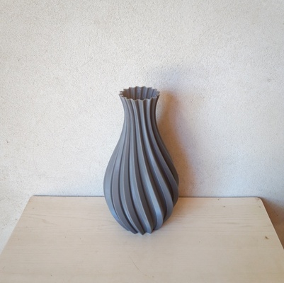 stilvoll vase kunst zuhause haus dekor dekoration stil mode cool mauer zahlen 3d print model - Mito3D