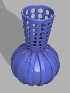 stylish vase planter flower Home pot home decoration 3d print model - Mito3D
