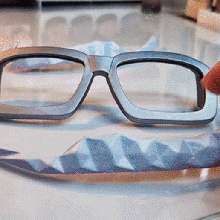 stilist Gözlük wear design 03 detachable değiş tokuş çerçeve kanat interchangeable 3d Yazdır moda gözlük şartname güzel çıkarılabilir değiştirilebilir esnek şık koşma spor 3d print model - Mito3D