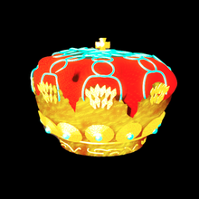 stilize taç oyunlar kral prenses karikatür kumaş Giyim kale Royale oyun karakter 3d print model - Mito3D