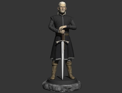 estilizado demônio Targaryen jogos jogos tronos casa Dragão hbo Targaryen obteve fantasia Asoiaf 3d print model - Mito3D