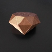estilizado de diamante a arte esculturas 3d print model - Mito3D