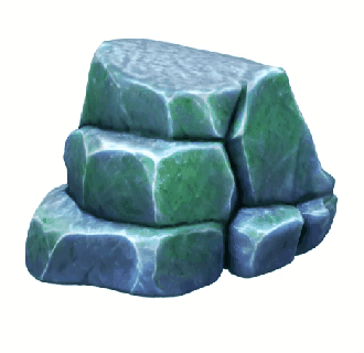 stylized ice boulder 3d print model - Mito3D