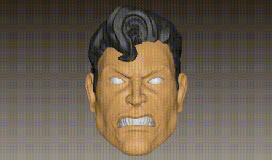 stilizzato superuomo vari dc eroe alexross super uomo figura personalizzata personalizzato 1 12 6 3d print model - Mito3D