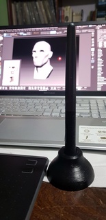 stilo titolare supporto matita ottico stand 3d arte modellazione 3d print model - Mito3D