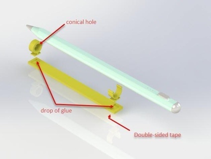 stylus holder concept 3d print model - Mito3D
