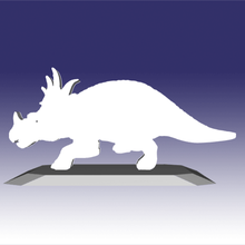 styracosaurus - dinosauro giocattolo design di stampa 3d art animale arte 3d print model - Mito3D
