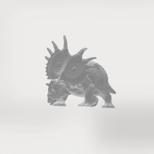 styracosaurus oyun hayvanlar triceratops oyuncak dinozor 3d tarama 3d print model - Mito3D