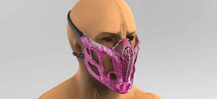 sub zero masque mortel kombat zéro cosplay mk mk2021 combat 2021 ninja répliques costume 3d print model - Mito3D